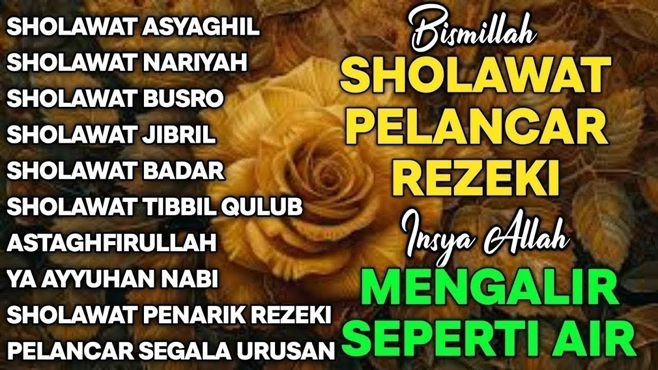 KUMPULAN SHOLAWAT VIRAL TERBARU 2025 | SHOLAWAT JIBRIL PEMBUKA REJEKI, SHOLAWAT BUSYRO, NARIYAH