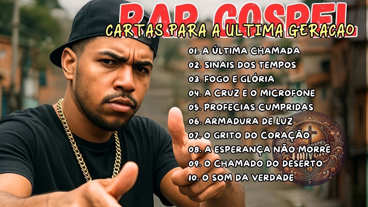 Rap Gospel 🎧 - Cartas Para a Última Geração 📜 | Profecias 🔥 e Mensagens para os Últimos Dias ⏳