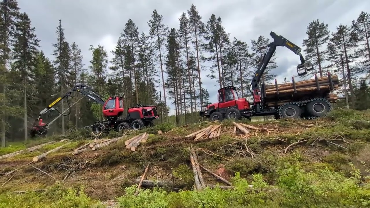 Komatsu 951XC & Komatsu 898 #KomatsuForest #Komatsudays2025 #komatsu