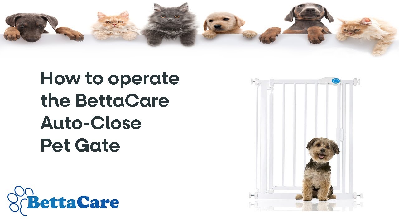 How to operate the BettaCare Auto-Close Pet Gate | BettaCare