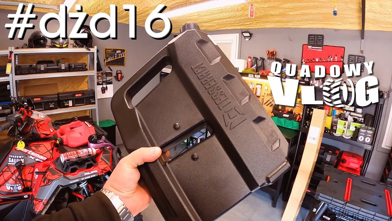 #dżd16 - Kanistry GKA, Organizery Qbrick, KORKI, Chiptuning Cf Moto 520 i Stels 850 (quad vlog pl)