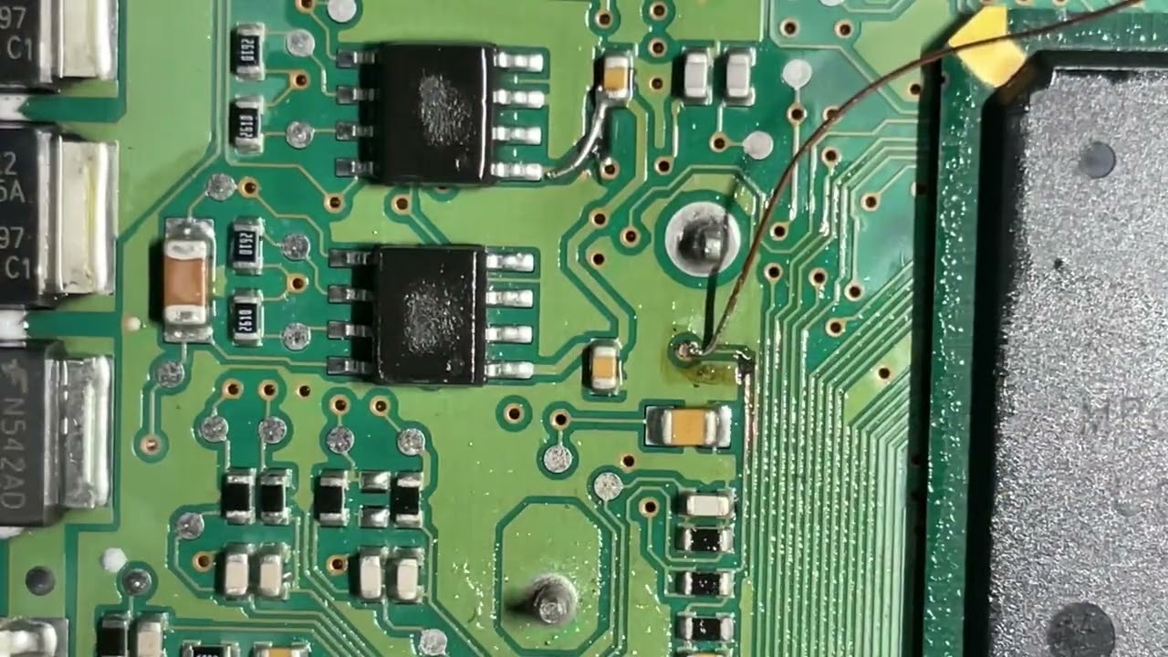 How to repair broken circuits of ECU EDC16 Opel