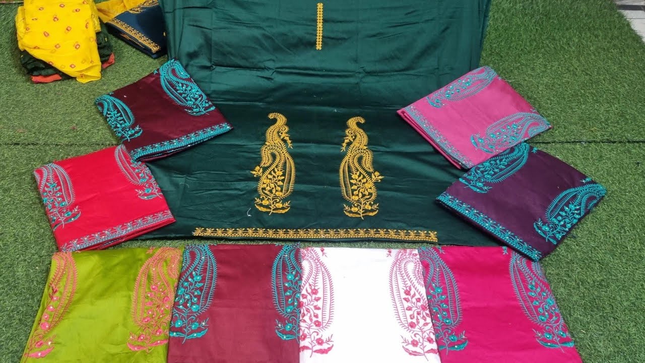 😍 मशीनी कढ़ाई में रेडी हुआ 👌 लेटेस्ट डिजाइन वो भी सभी के बजट में ☎️ 7988909096# virel video # jam# 