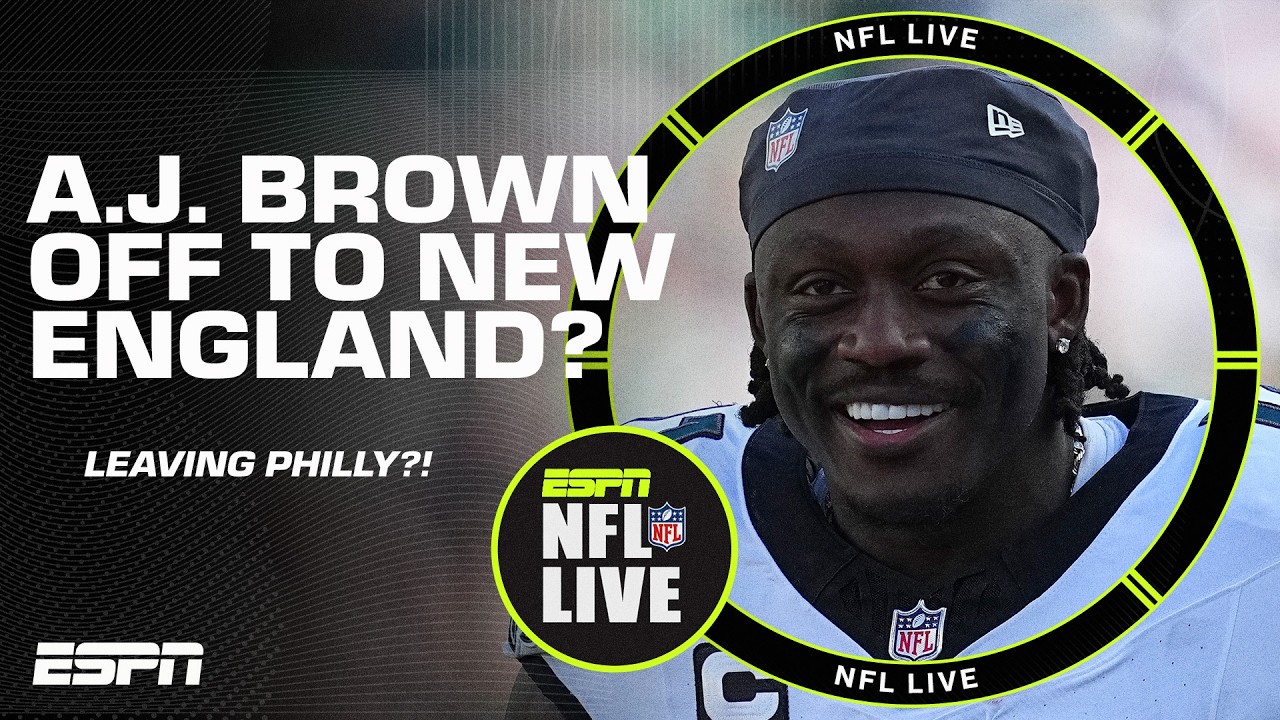 The Patriots DESPARATELY need a true No. 1 WR! Is A.J. Brown the answer for New England?! | NFL Live