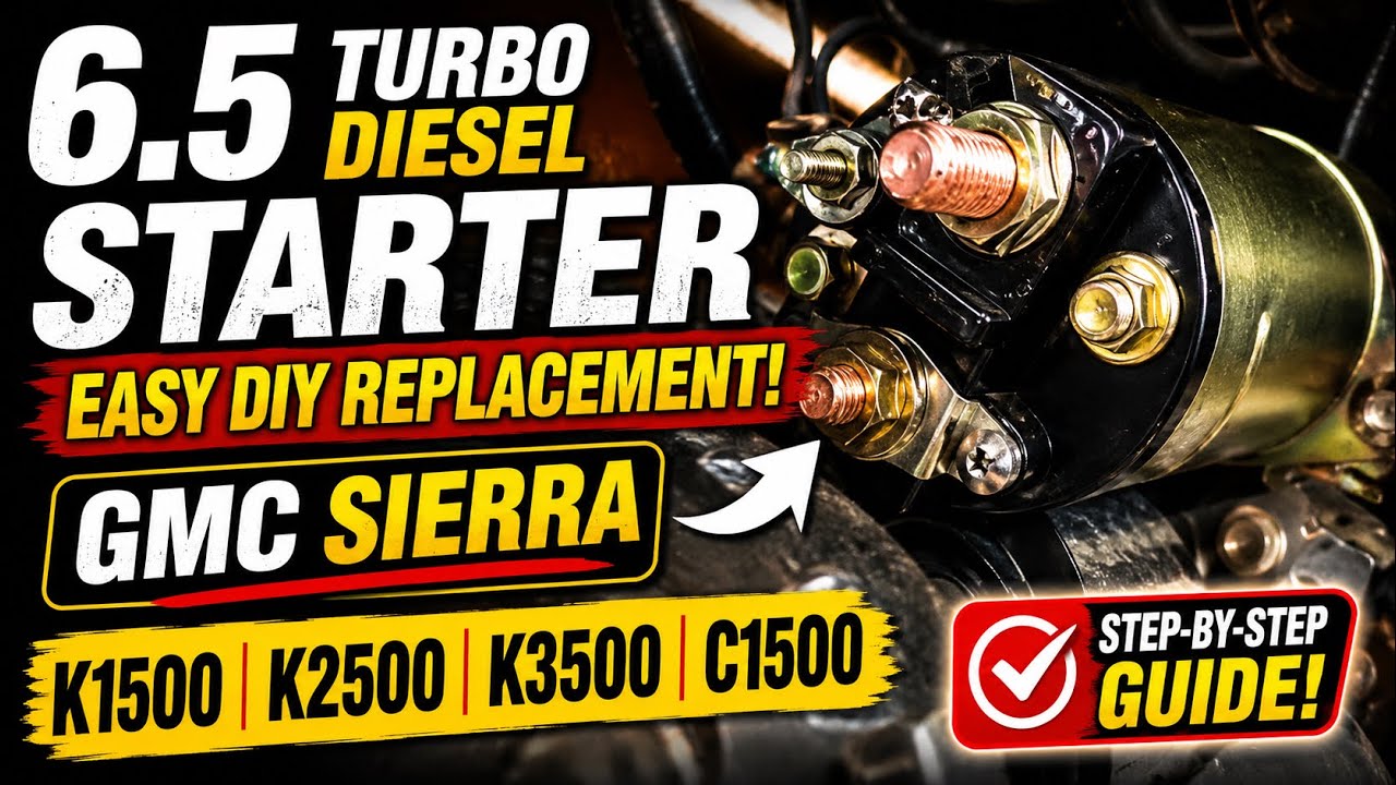 6.5 TURBO DIESEL STARTER K1500,K2500,K3500,C1500, C2500, C3500!