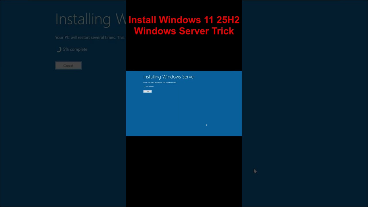 Install Windows 11 Quick !  