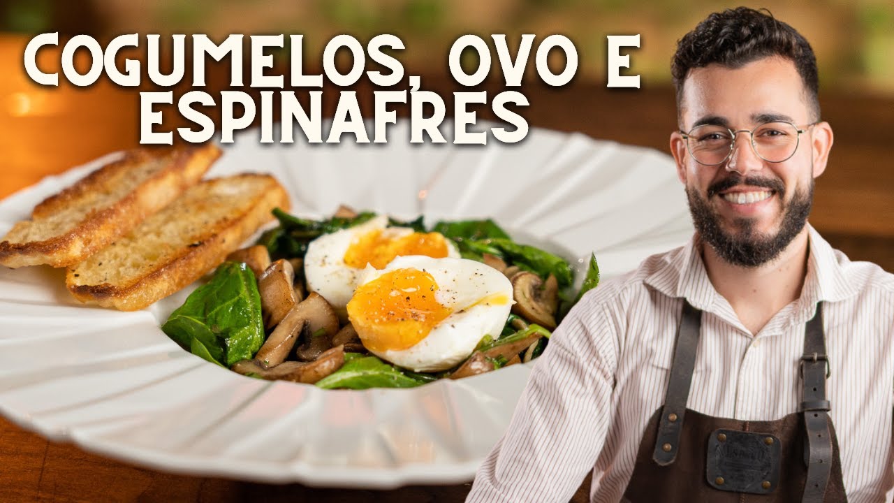 PERFEITO para um BRUNCH, Cogumelos à Bulhão Pato e Ovo!