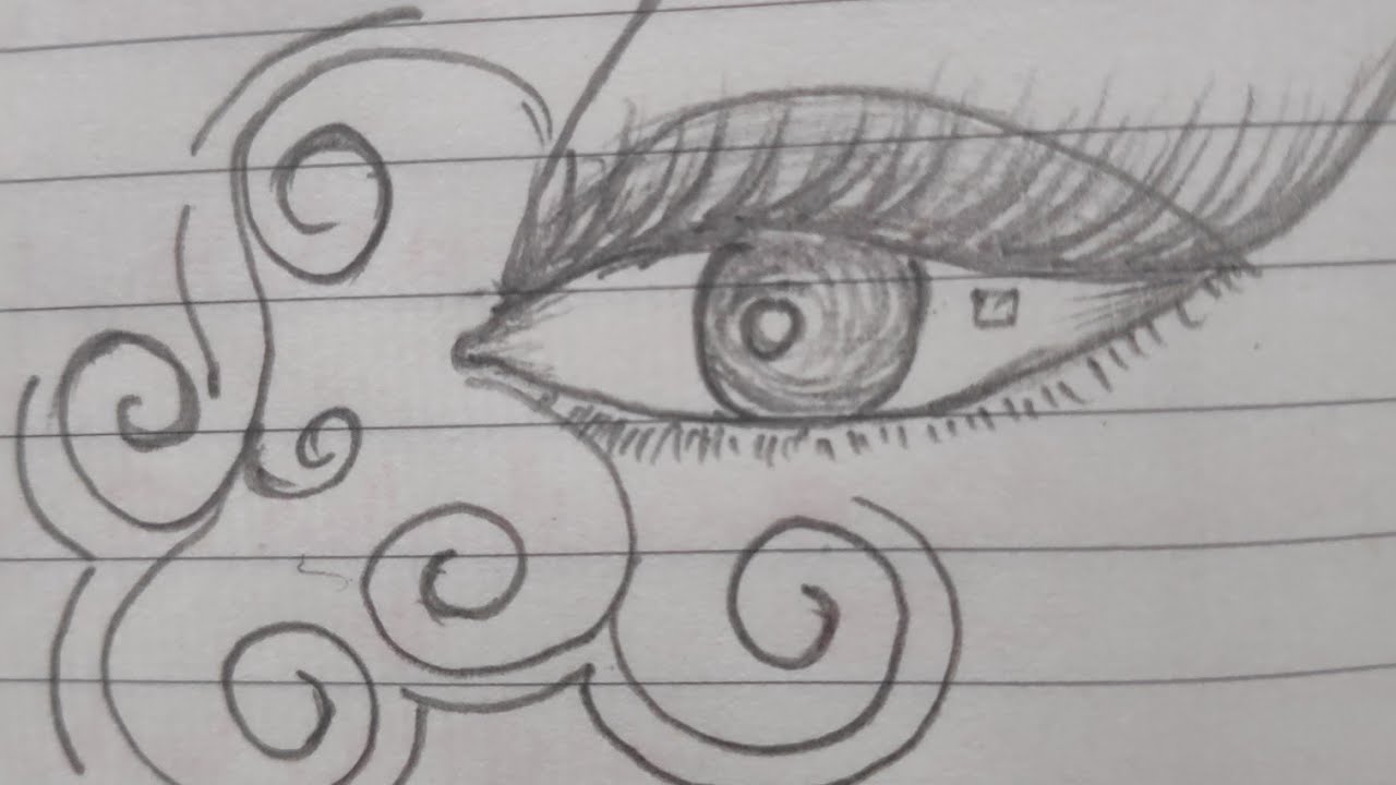 How to draw a Fashion Eye - Short and Easy method