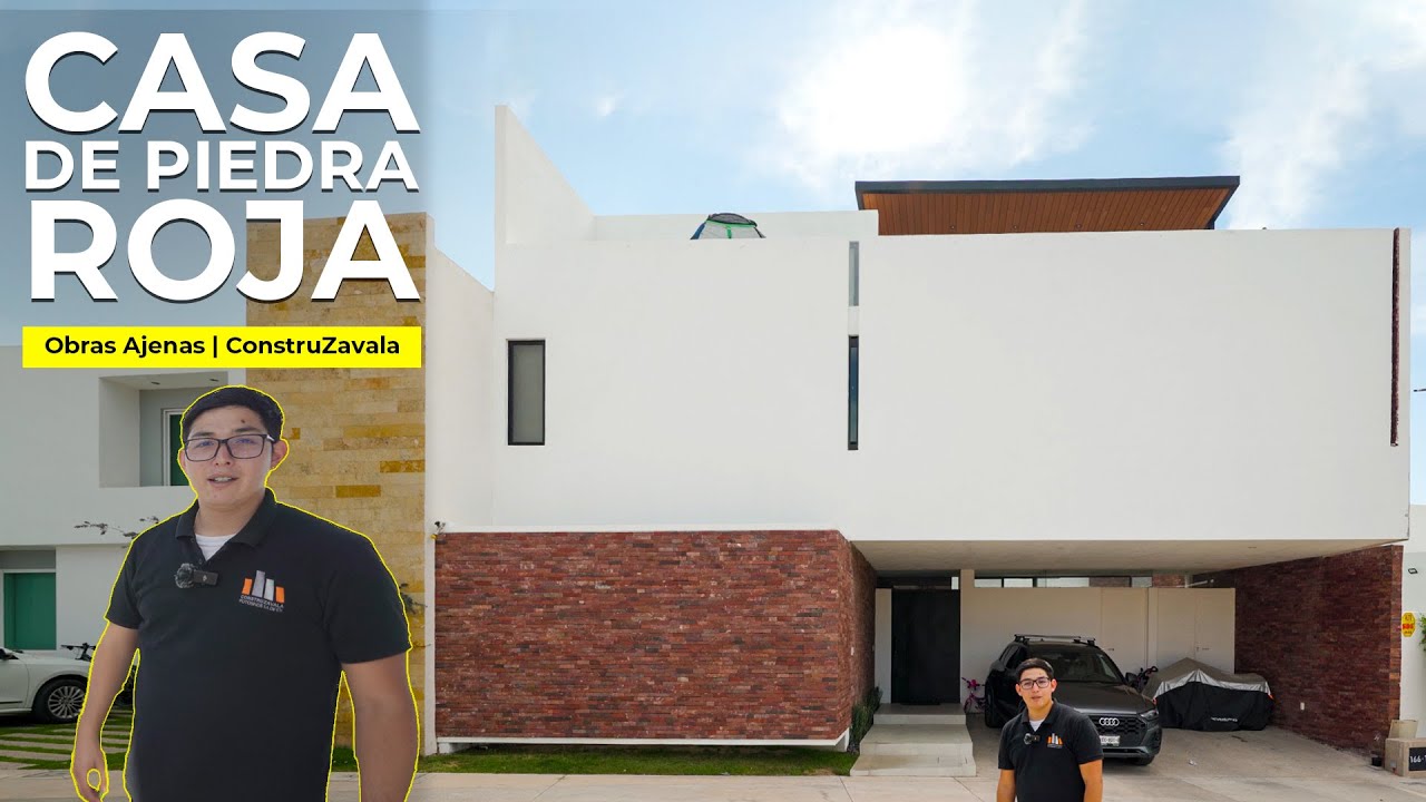 CASA INTROSPECTIVA de PIEDRA ROJA y VOLADOS | OBRAS AJENAS | ConstruZavala | Elipsis Arquitectos
