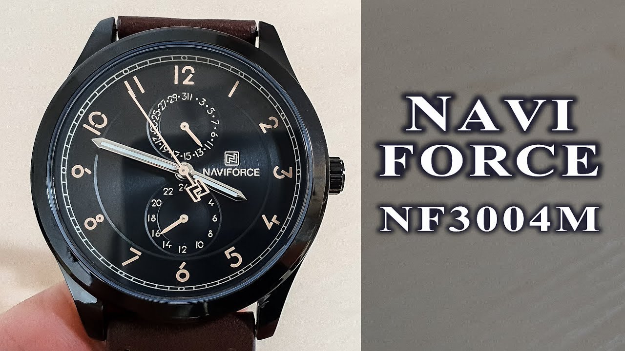 NaviForce NF3004M watch  (Seiko high beat quartz 4 bps) full review #190 #naviforce #naviforcewatch