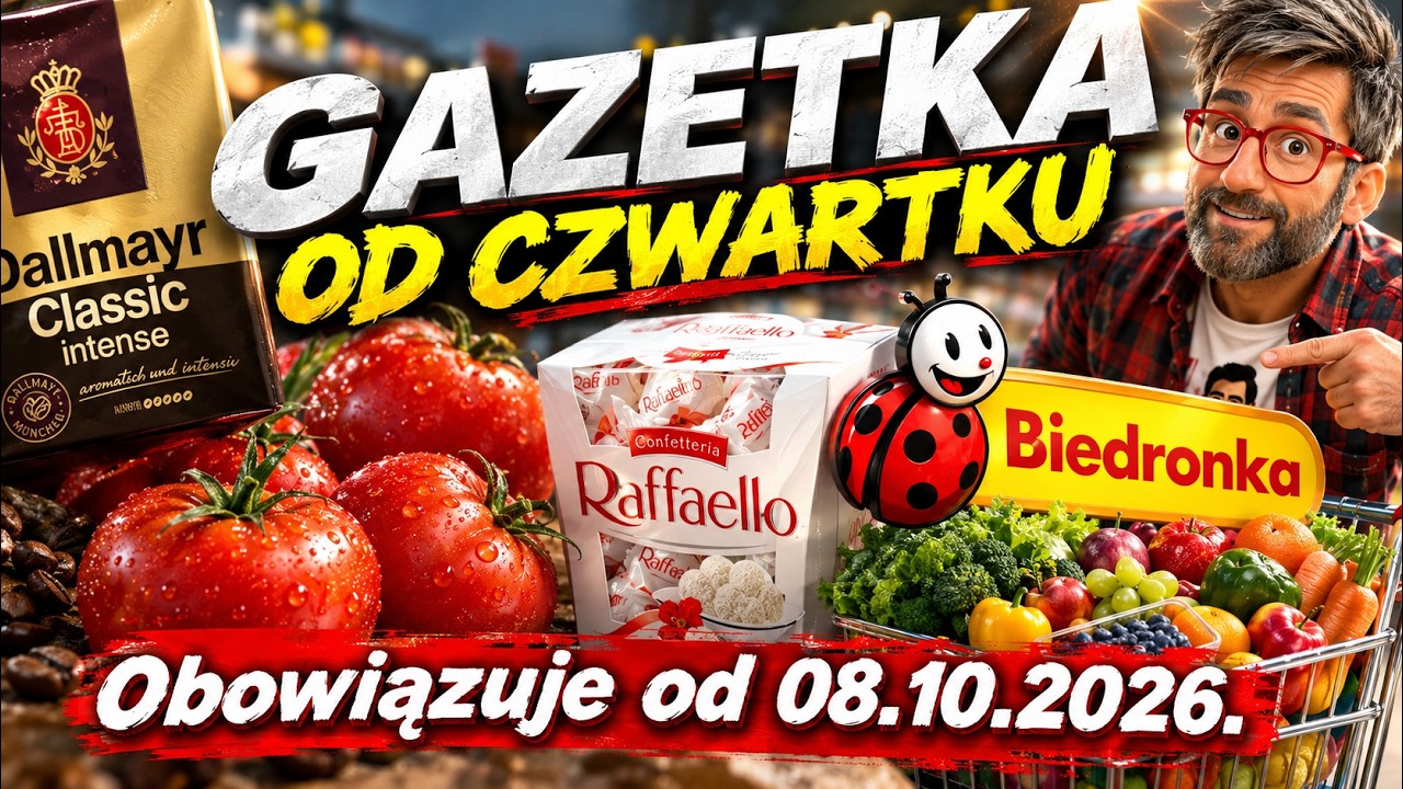 CO SIĘ OPŁACA? Przegląd nowej gazetki Biedronki (od 08.10.2026) &ndash; mięso, owoce i słodycze taniej!