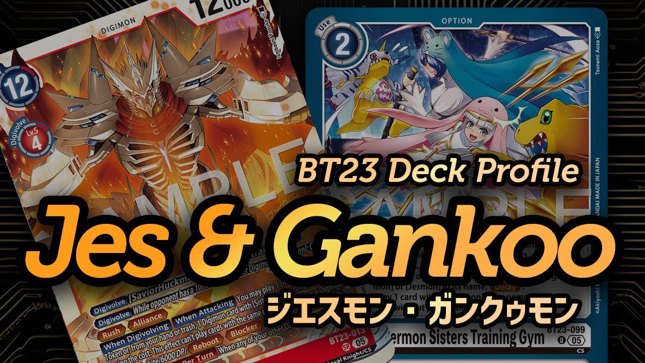 New Era of Jes! Digimon Card Game BT23 JESMON GANKOOMON Deck Profile