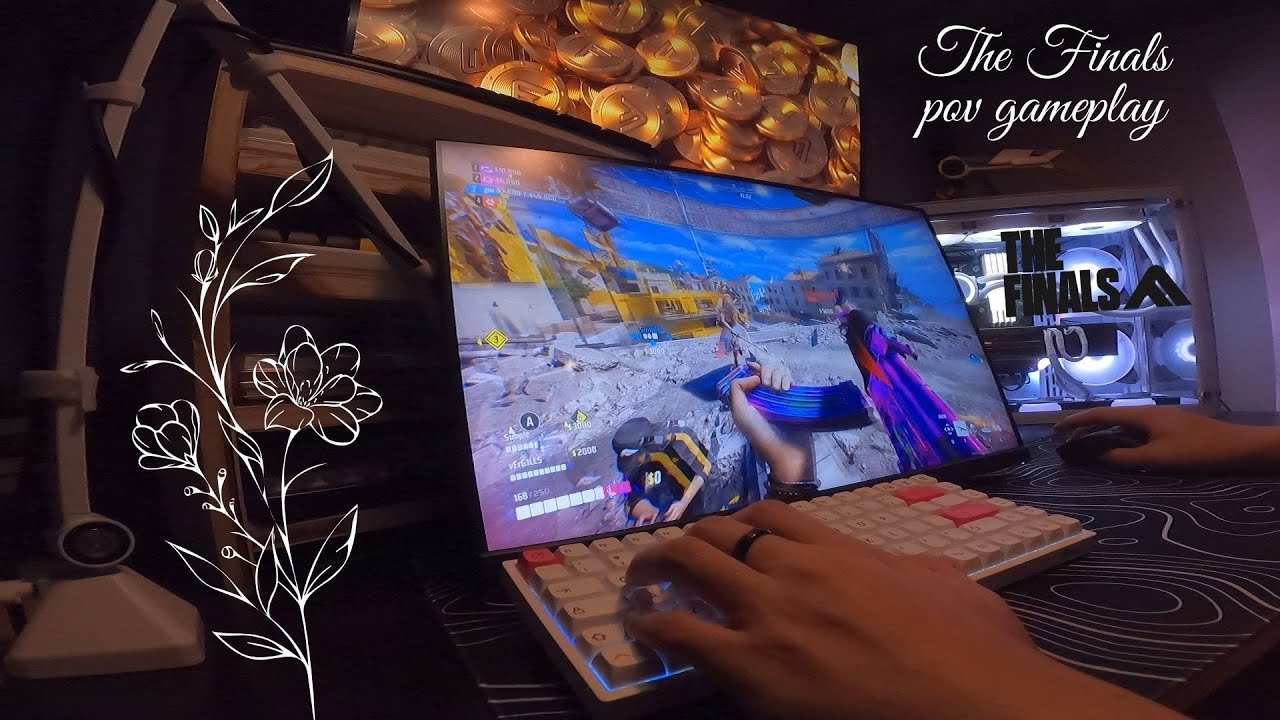 Probably the first POV of The Finals gameplay ! // keyboard ASMR