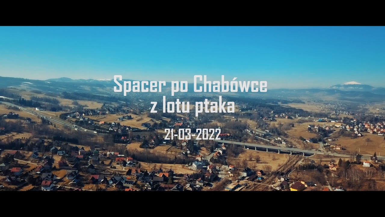 Spacer po Chabówce z lotu ptaka✈️  4K🔸