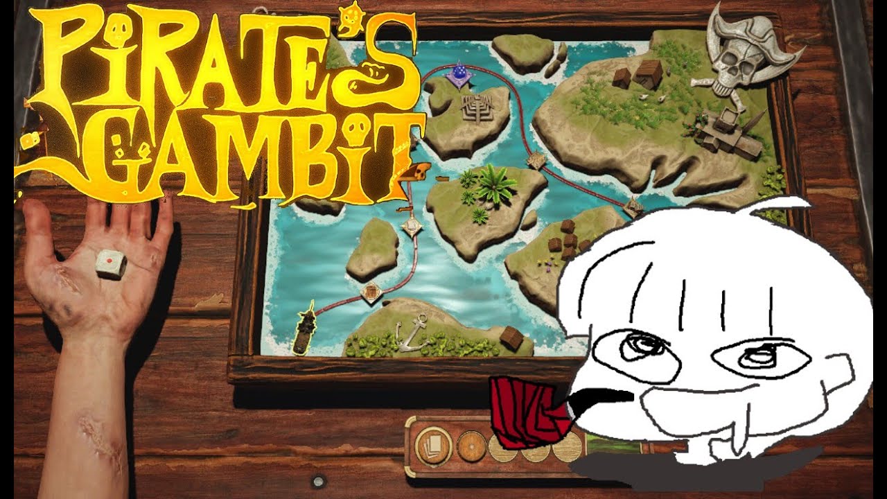 [파이러츠 갬빗] 덱빌딩 + 주사위 승부? 해적들의 게임 Pirates Gambit