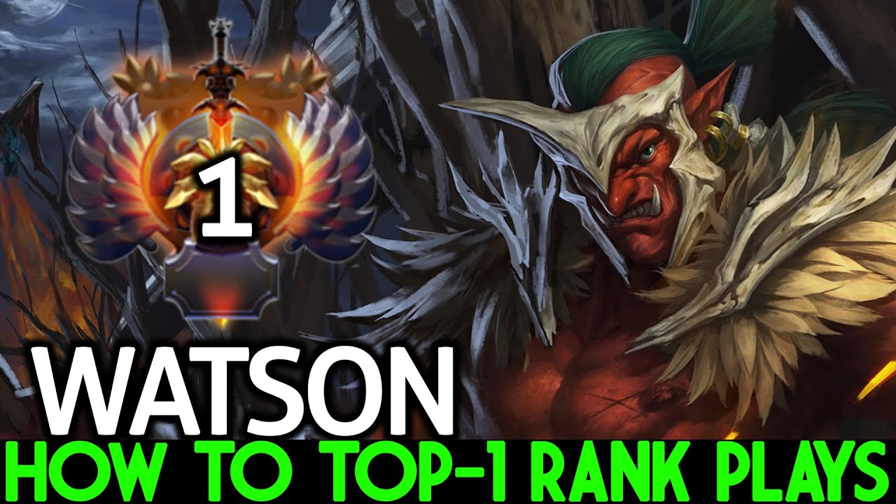 WATSON [Troll warlord] How to TOP-1 Rank Plays No Mercy 20 Kills Dota 2