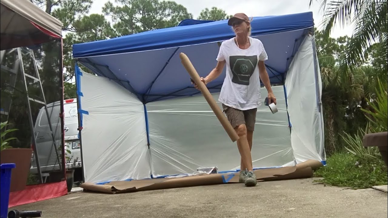 HOMEMADE PAINT BOOTH