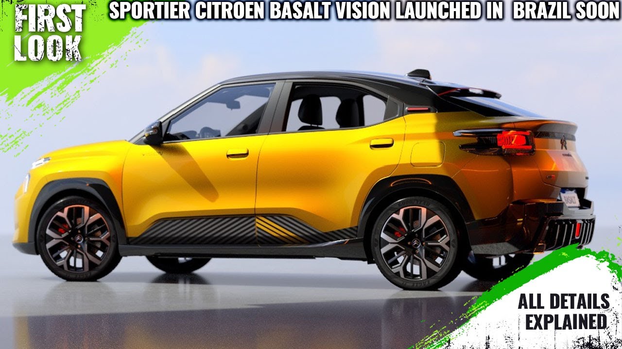 2026 Citroen Basalt Vision Launched In Brazil With Sporty Design - Explained All Spec, Features