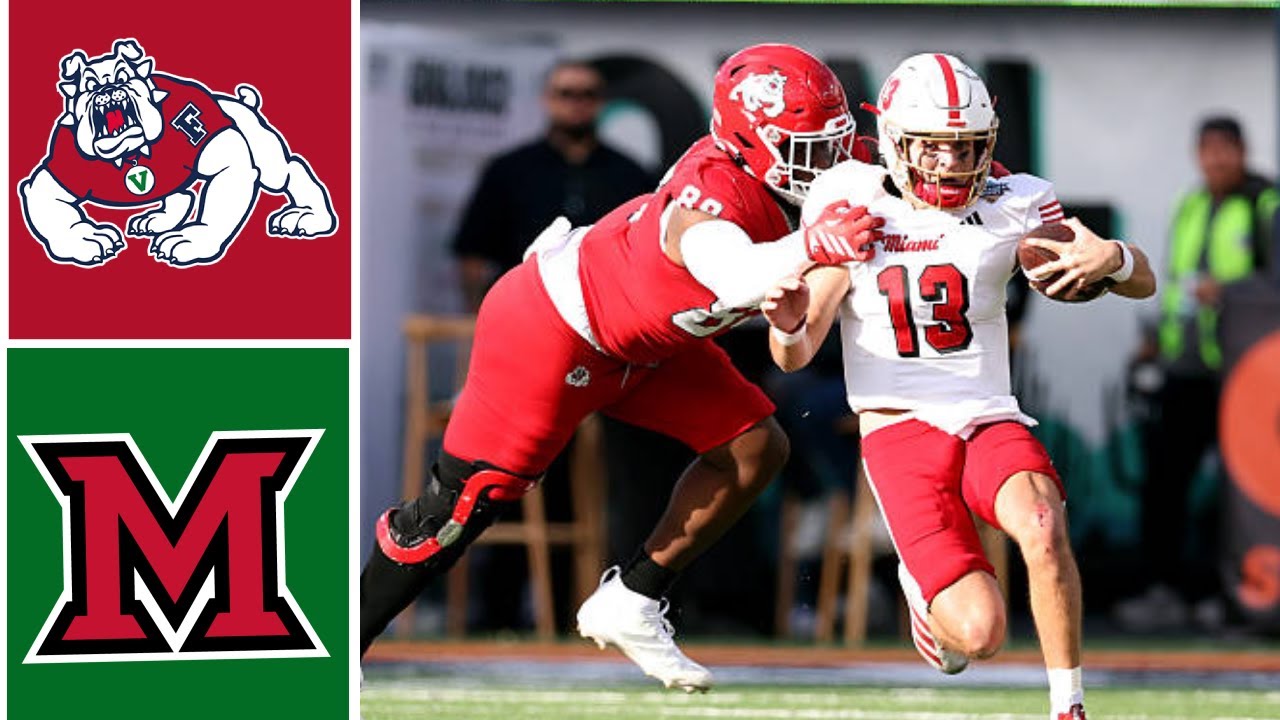 Miami (OH) vs Fresno State Highlights | 2025 College Football Snoop Dogg Arizona Bowl Championship