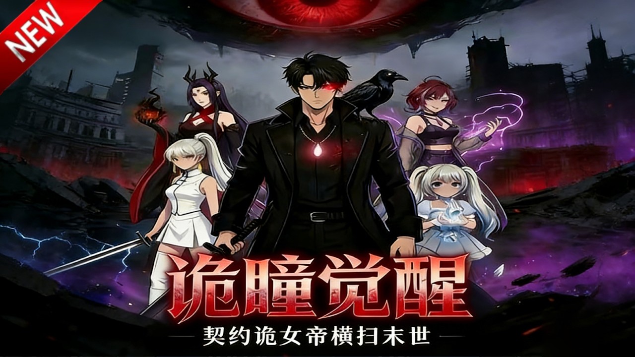 💥【新番上线】诡怪末世重生！陈默觉醒幽冥诡瞳，契约诡女帝操控万诡！《诡瞳觉醒，契约诡女帝横扫末世》全集 Multi SUB #热血 #漫剧 #动漫魔女