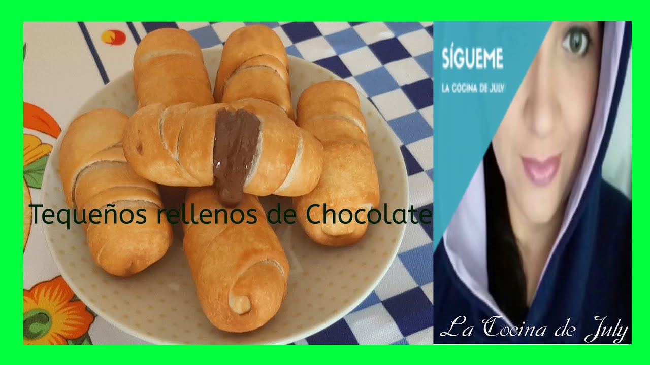 Receta de TEQUEÑOS de CHOCOLATE muy FÁCIL de preparar