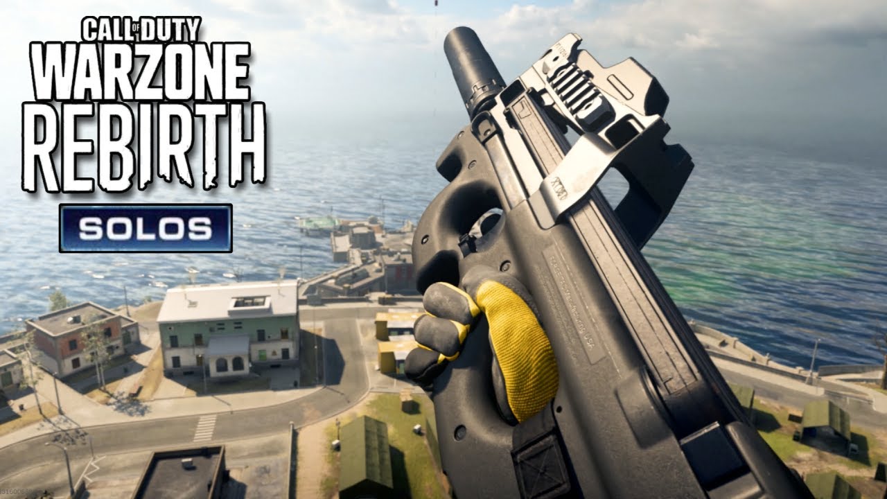 FN P90 & FN Minimi (Bruen Mk9) on Call of Duty Warzone NEW Rebirth Island Solos Win PS5 Gameplay