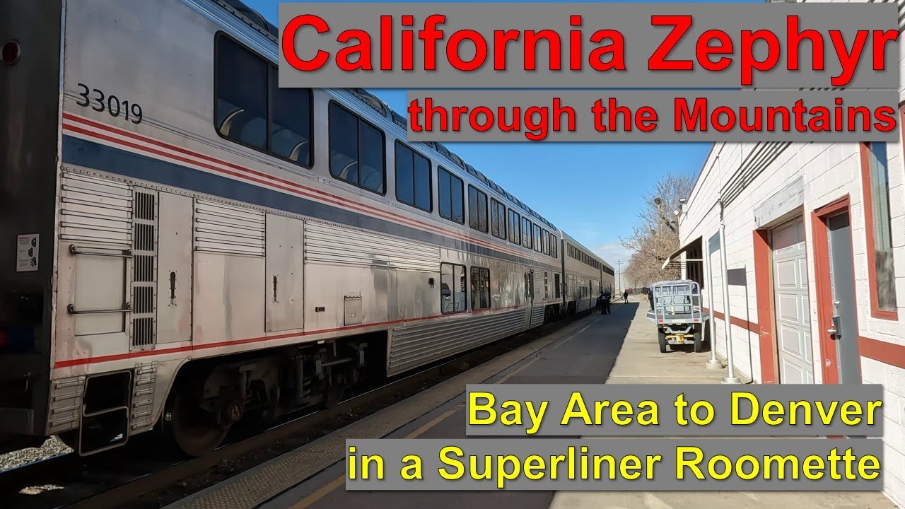 The California Zephyr through the Mountains | Bay Area to Denver in an Amtrak Superliner Roomette