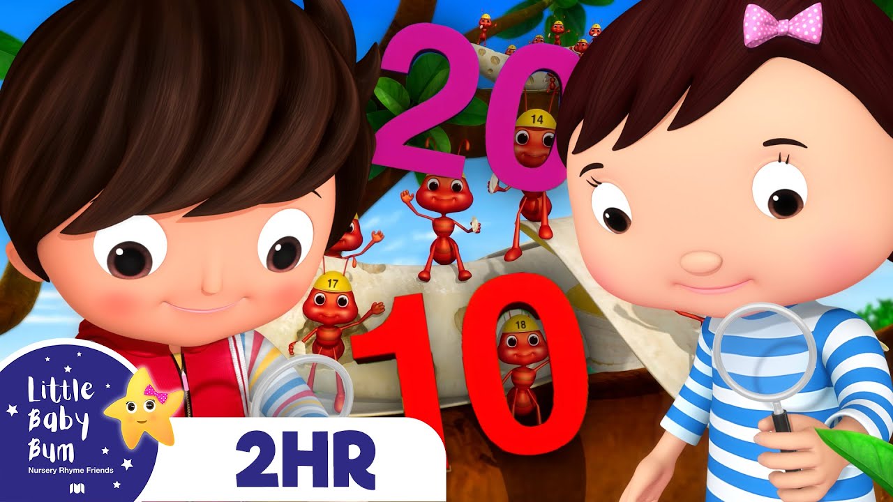 Learn to Count To 20 Song! + 2 HOURS of Nursery Rhymes and Kids Songs | Little Baby Bum