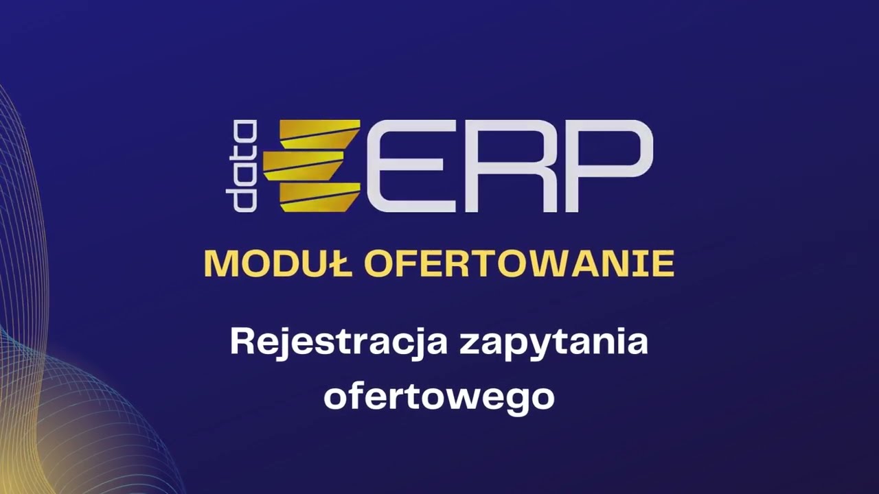 Rejestracja oferty w systemie dataERP