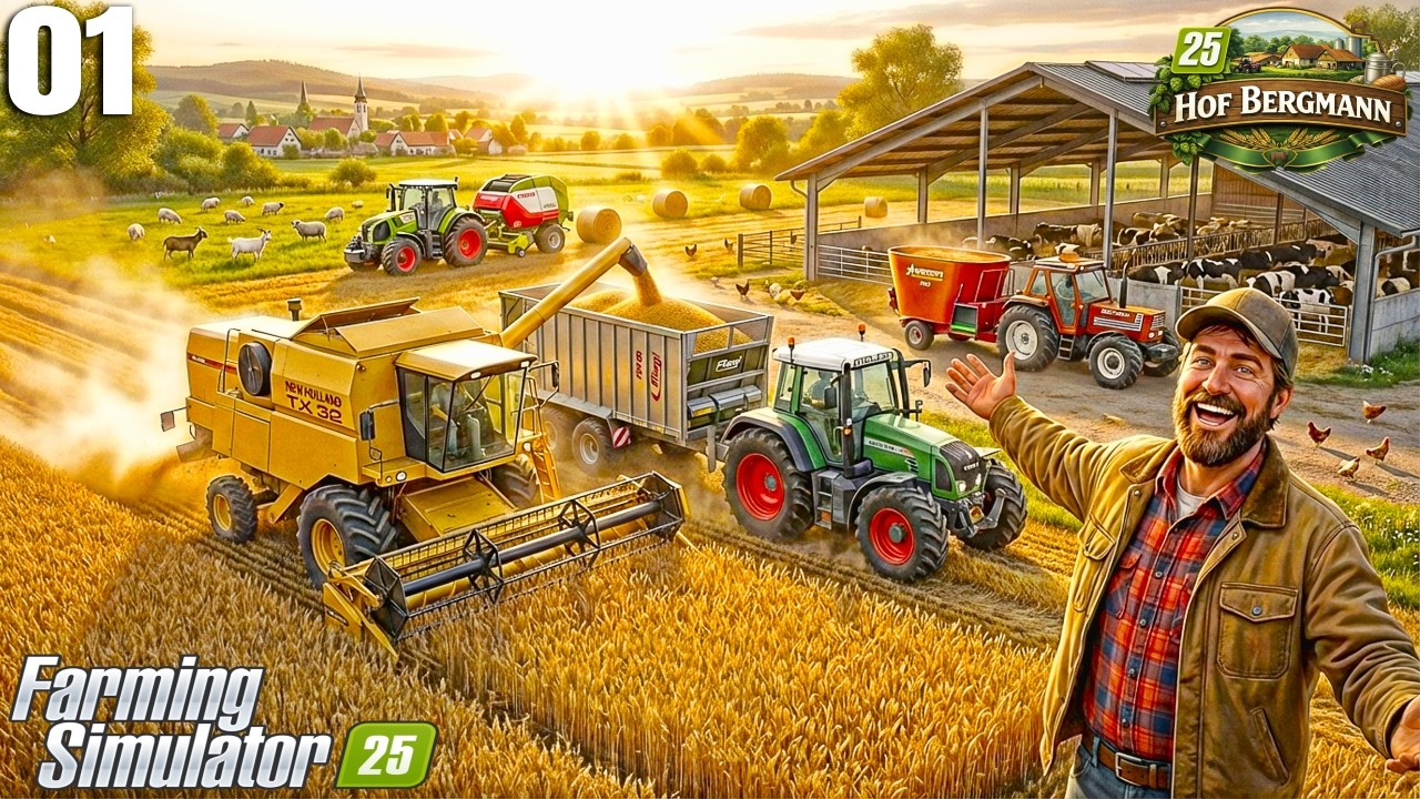 WE BOUGHT A FARM! 🚜 Classic Tractors Go To Work  │FS25│HOF BERGMANN│Timelapse #1