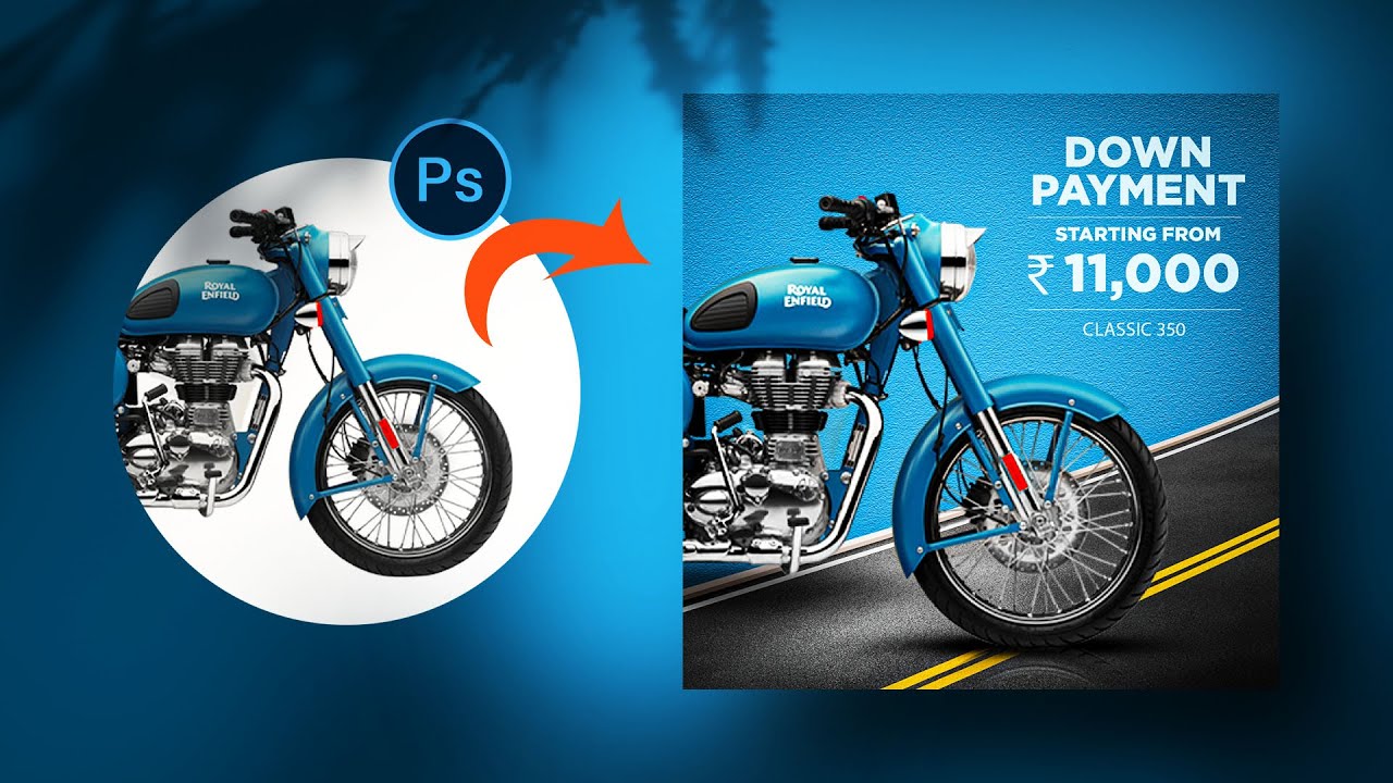 Creative Product ads Poster Design in Photoshop | Hindi/हिंदी | Ram Art Creator