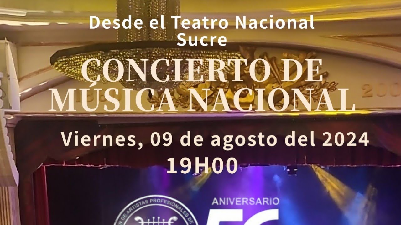 CONCIERTO DE MUSICA NACIONAL ECUATORIANA