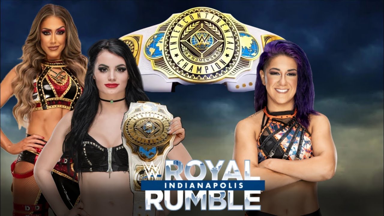 ROYAL RUMBLE PAIGE VS BAYLEY WOMENS INTERCONTINENTAL CHAMPIONSHIP
