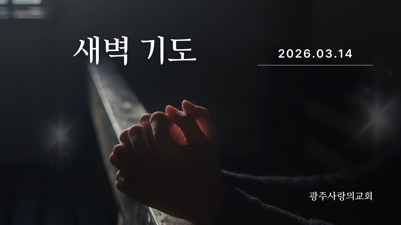 당신의 뒤엔 누가 있습니까? | 사무엘하 13:23~29 | 박성현 목사 | 광주사랑의교회 새벽기도 | 260314