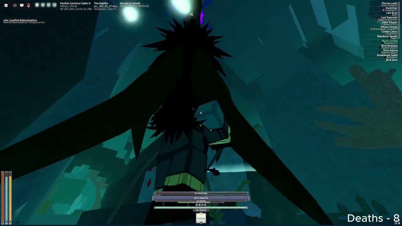 Getting better at this game (Deepwoken Roblox)