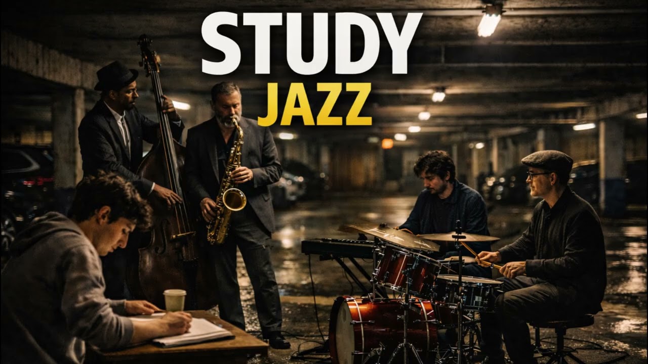 Parking Garage Study Jazz for Deep Focus (Ambient Music for Work & Study)|공부할때 듣는 재즈, 집중력 주차장재즈
