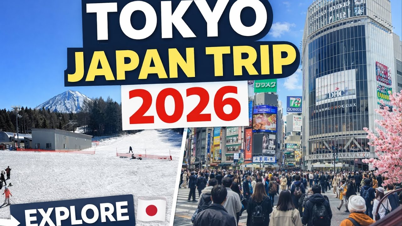 🇯🇵 Japan Trip 2026 (Explore Tokyo - Mt. fuji - Kamakura)