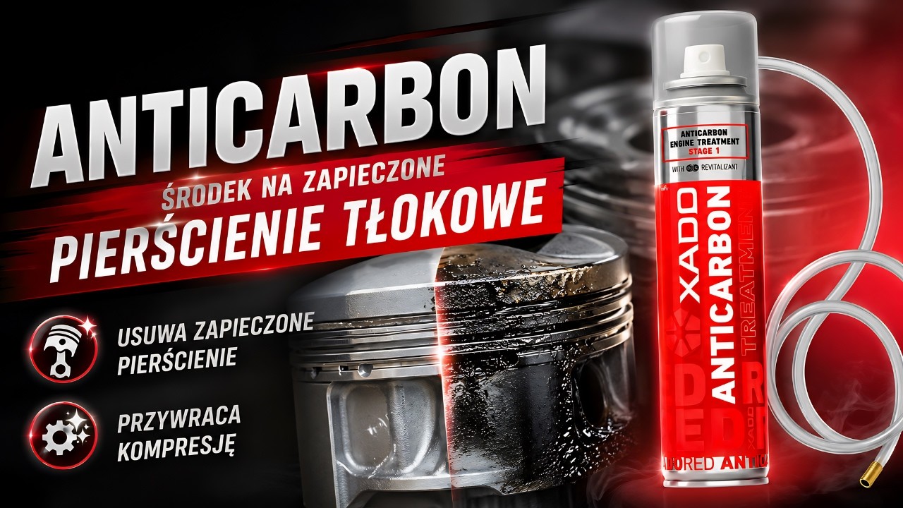 Środek na zapieczone pierścienie tłokowe ANTICARBON