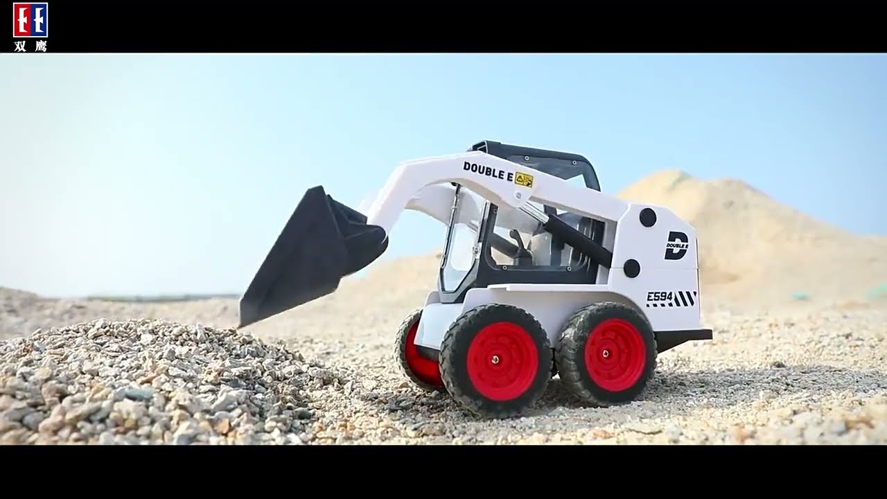 RC 1:14 Mini Skid Steer Loader &ndash; Double E E594-003 Demo!