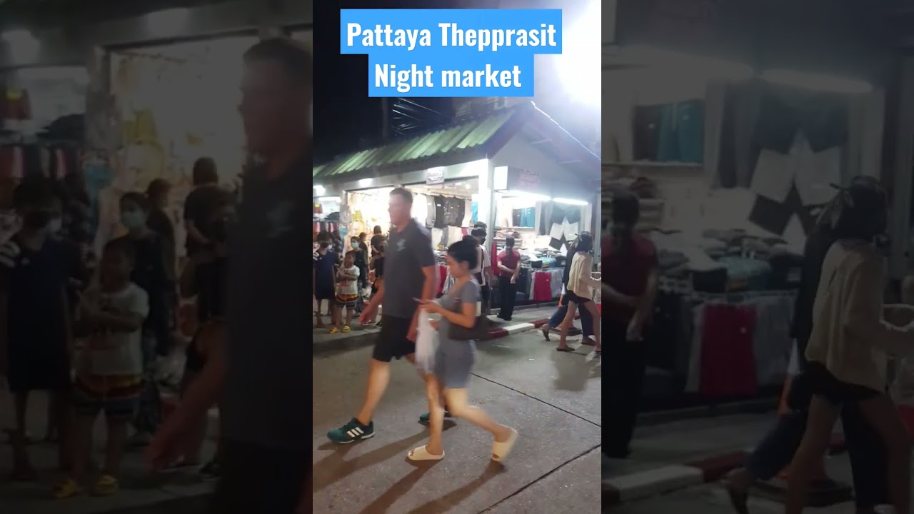 Pattaya thepprasit night market #pattaya #thailandtravel