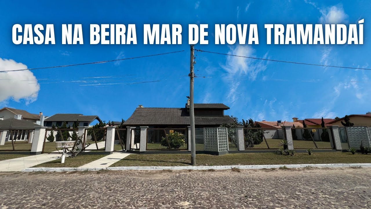 CASA NA BEIRA MAR DE NOVA TRAMANDAÍ COM 2 TERRENOS | IMOBILIÁRIA MEDEIROS - TRAMANDAÍ / RS
