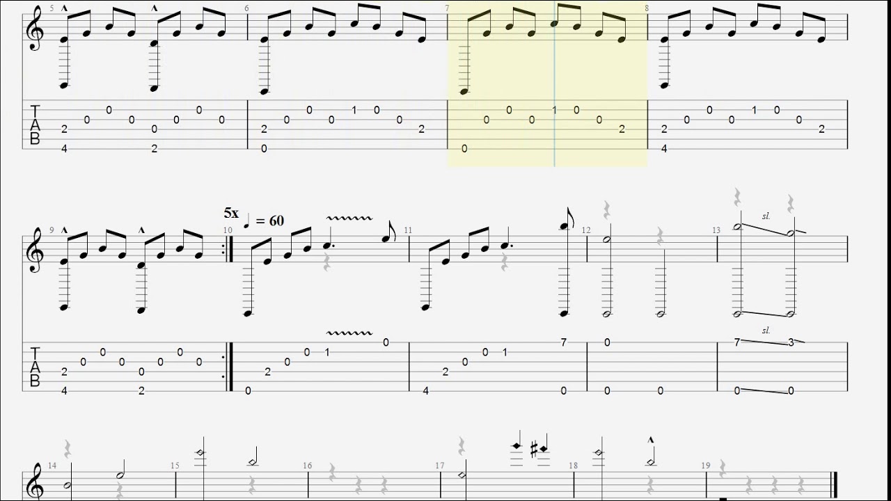 Stranger Things Theme - Netflix - Fingerstyle Guitar TAB