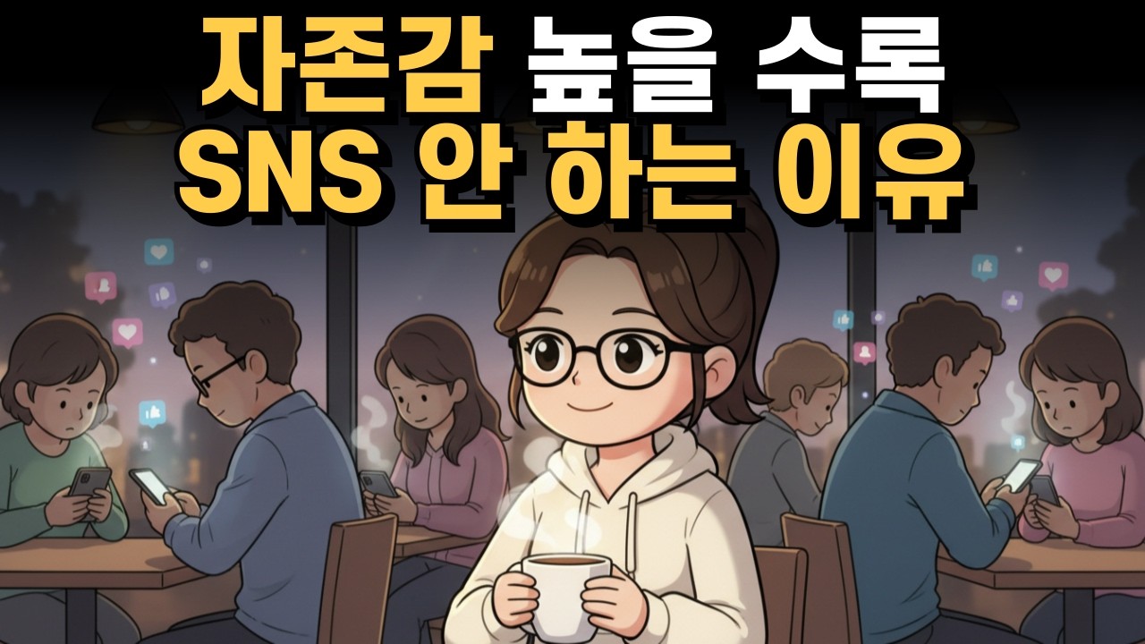 자존감 높은 사람들이 sns 안하는 과학적 이유