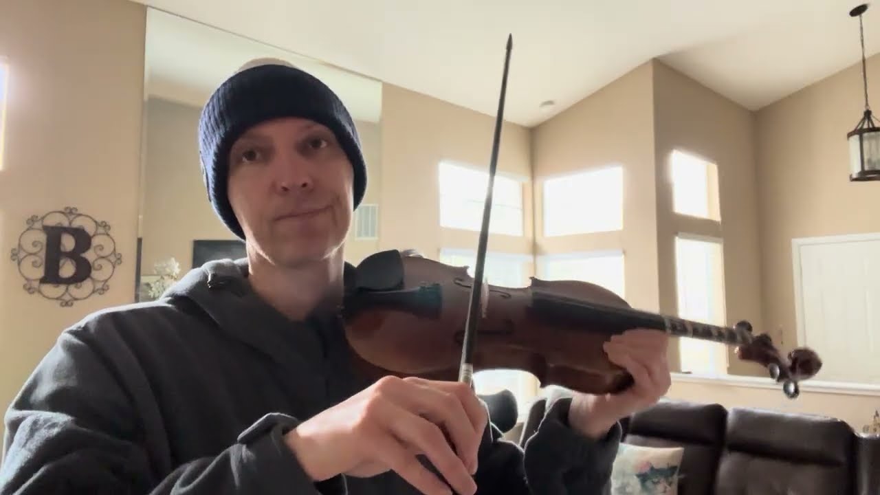Can you teach an old dad new tricks? (Violin, Day 30)