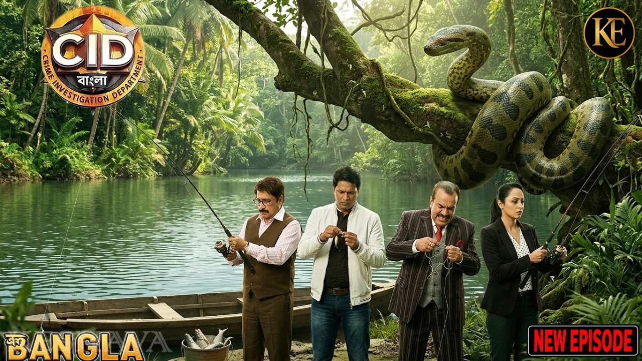 মাছ ধরতে যাওয়া CID টিমের পেছনে গাছ থেকে লিপ বিপদ থেকে সবাই ছিল অজানা! || CID || BANGALA | 2026