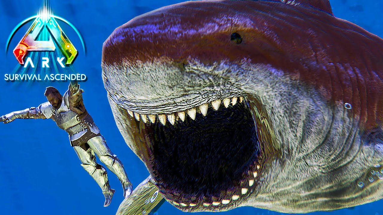 Admiros vs OGROMNY MEGALODON - ARK Survival Ascended #12