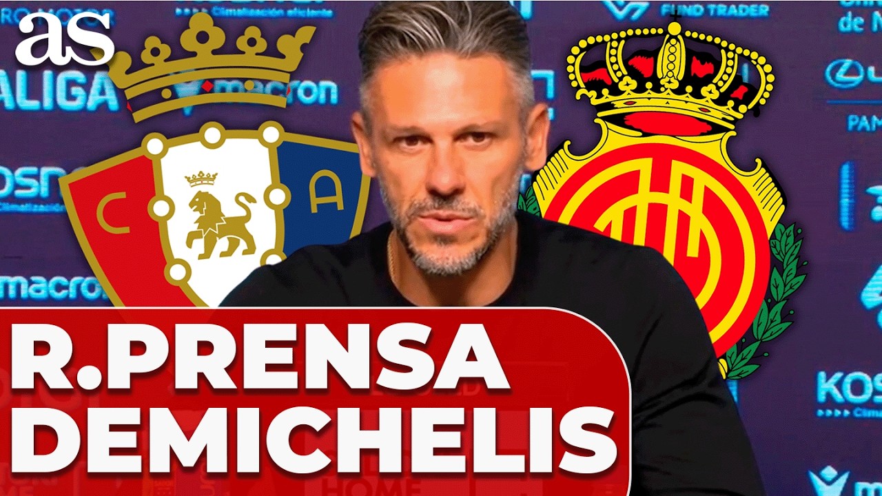 Rueda de prensa de MARTÍN DEMICHELIS, post OSASUNA vs. RCD MALLORCA