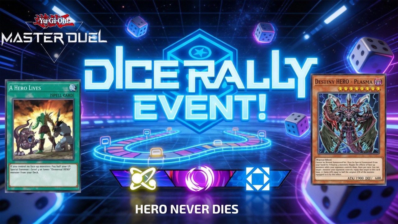 🔥 HERO DECK DOMINASI DICE RALLY! | Yu-Gi-Oh Master Duel Event Gameplay 🔥
