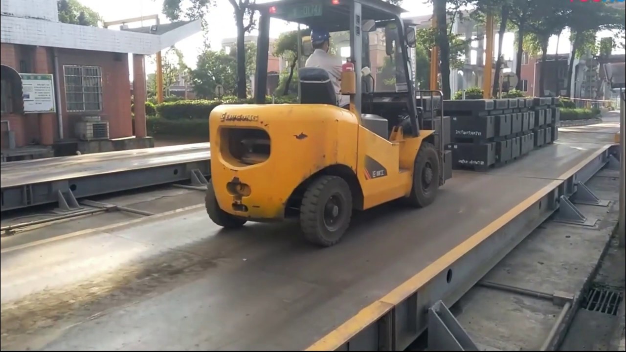 how to calibrate a weighing bridge/truck scale