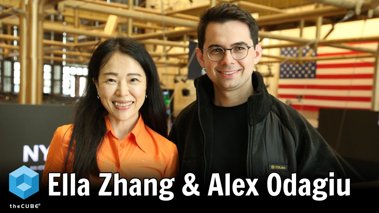 Ella Zhang and Alex Odagiu YZi Labs | theCUBE + NYSE Wired: Crypto Trailblazers